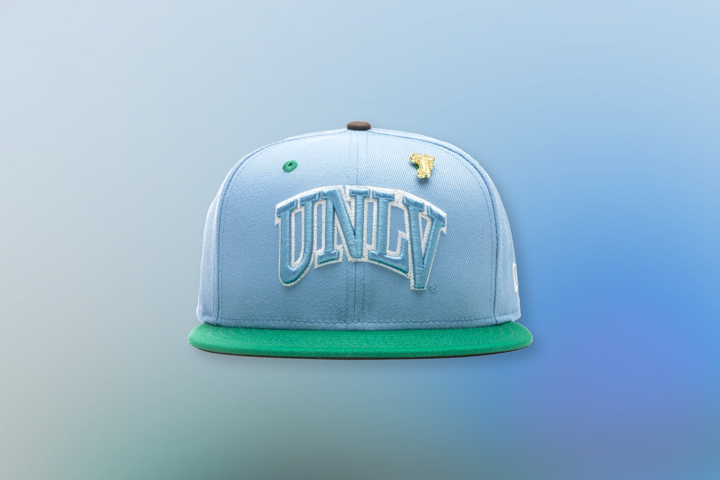 Feature x New Era "Earth" 59FIFTY UNLV Rebels - Birdseye Blue/Kelly Green