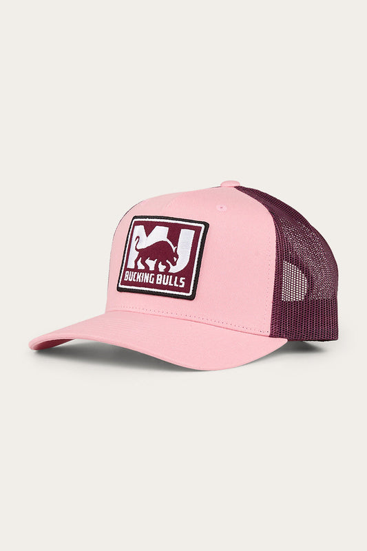 MJ Bucking Bull Trucker Cap - Pink