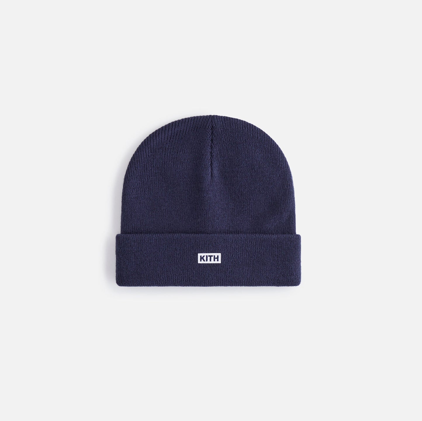 Kith Kids Logo Classic Rib Beanie - Nocturnal