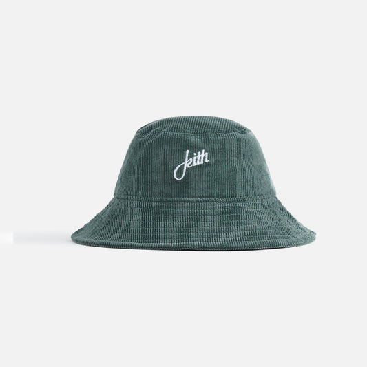 Kith Kids Baby Cord Bucket Hat - Jungle Green