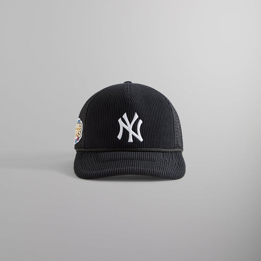 Kith for the New York Yankees Corduroy Trucker Hat - Black
