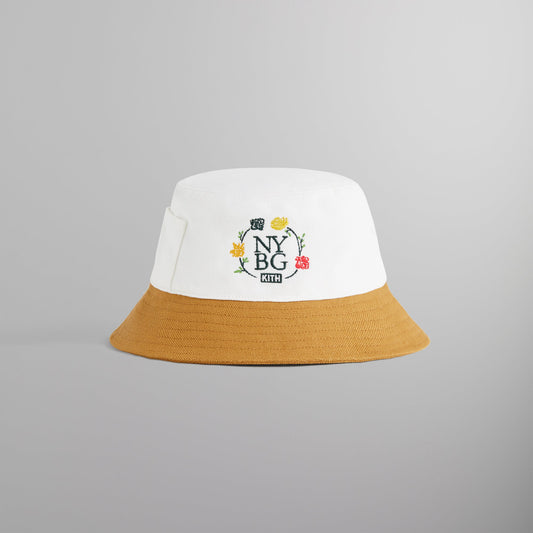 Kith for New York Botanical Garden Two Tone Canvas Dawson Bucket Hat - Sandrift