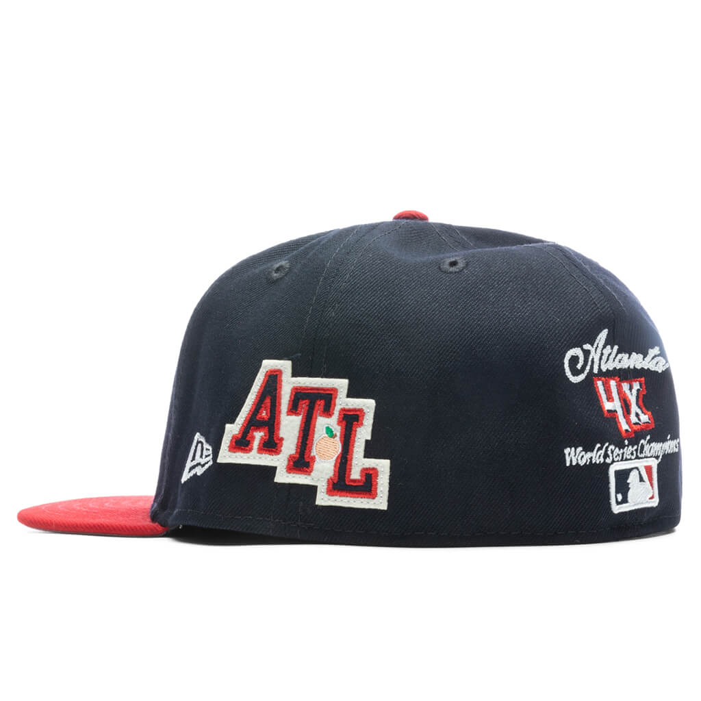 Letterman 59FIFTY Fitted - Atlanta Braves