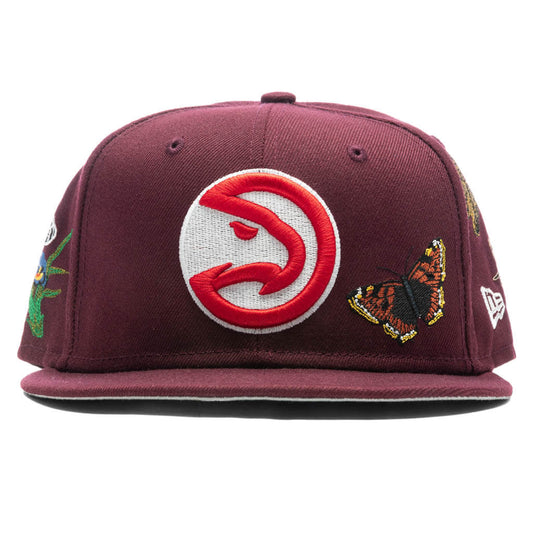 New Era x NBA x FELT 59FIFTY Fitted - Atlanta Hawks