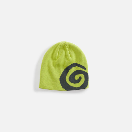 Ostrya Swirl Merino Beanie - Acid