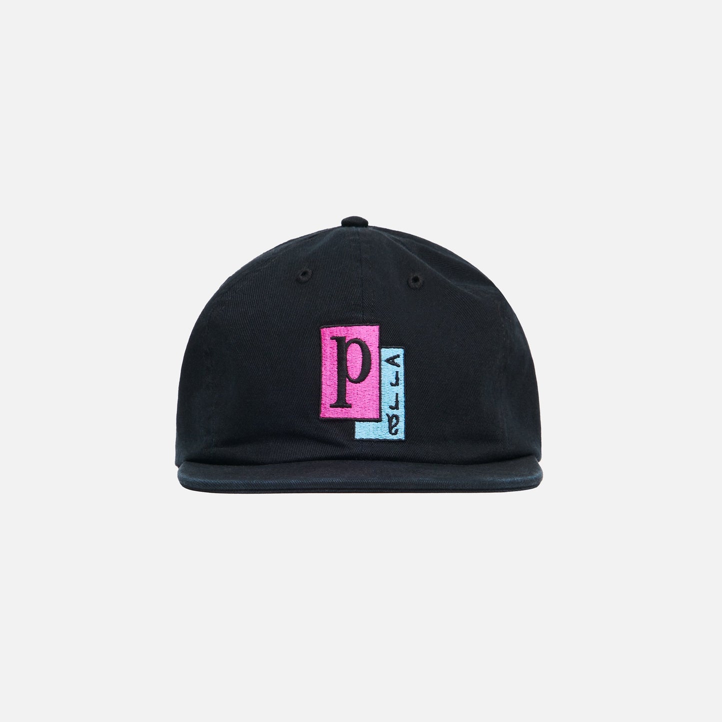 by Parra Pages 6 Panel Hat - Black