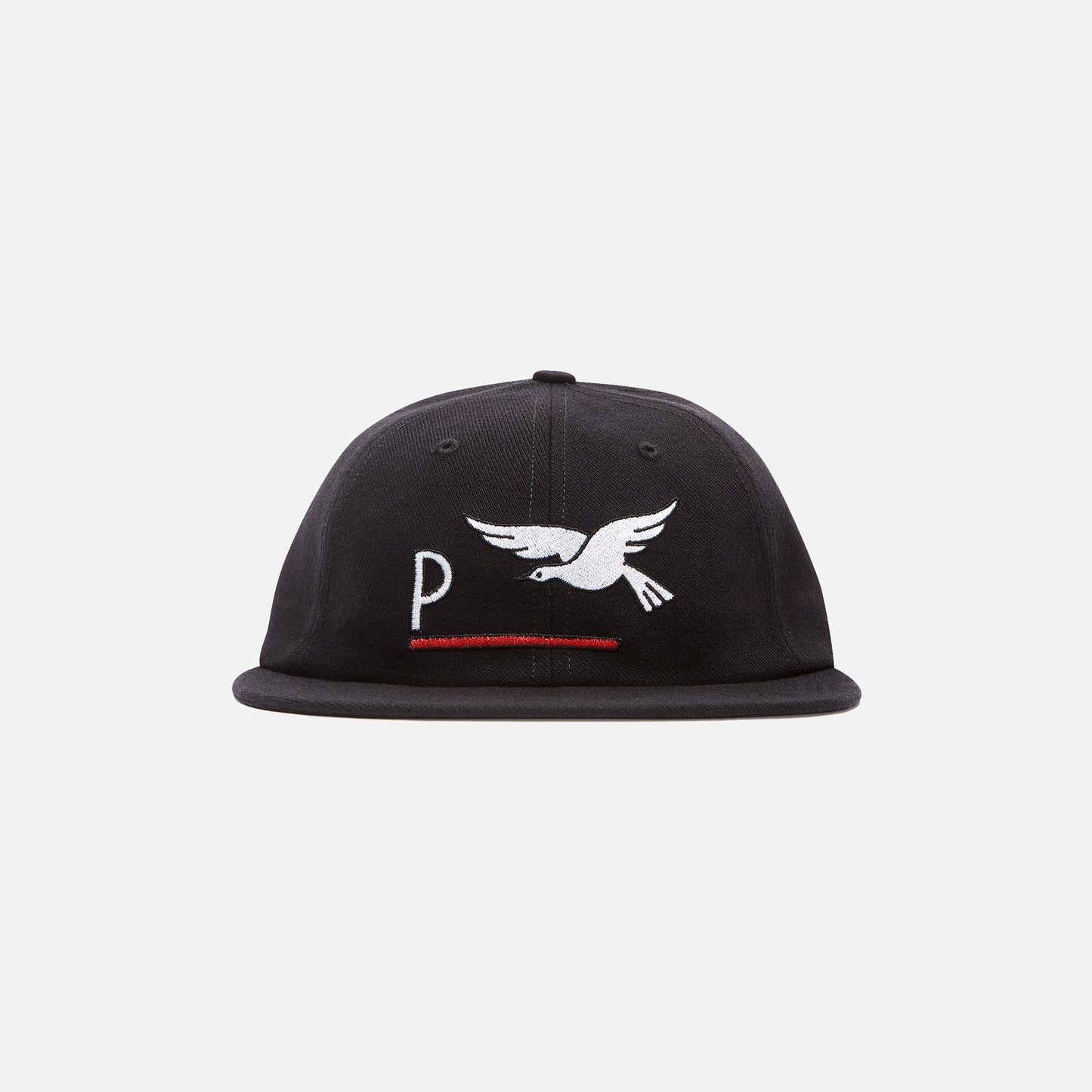 by Parra Surprised 6 Panel Hat - Black