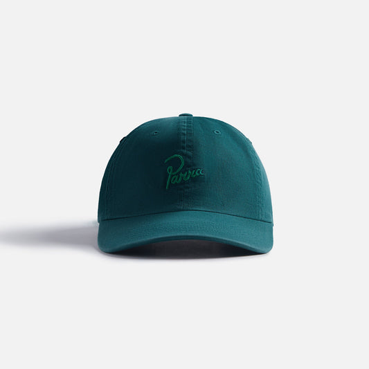 by Parra Script Logo 6 Panel Cap - Castleton Green