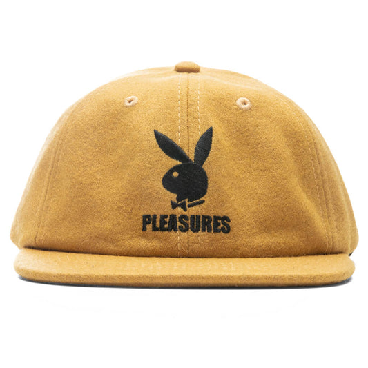 PLEASURES x Playboy PB Wool Strapback Hat - Mustard