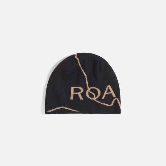 ROA Beanie Logo - Brown