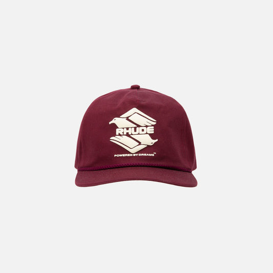 Rhude DBL Eagle Cap - Burgundy