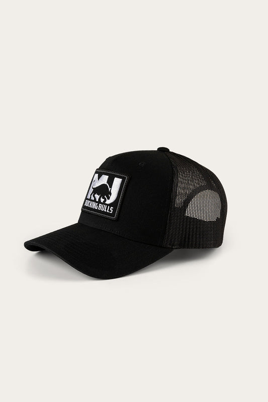 Bucking Bull Trucker Cap - Black/Black