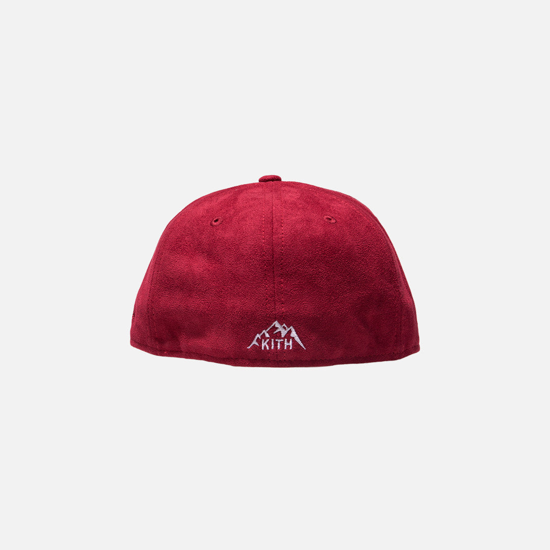 Kith x New Era K 59FIFTY Cap -  Cardinal Red
