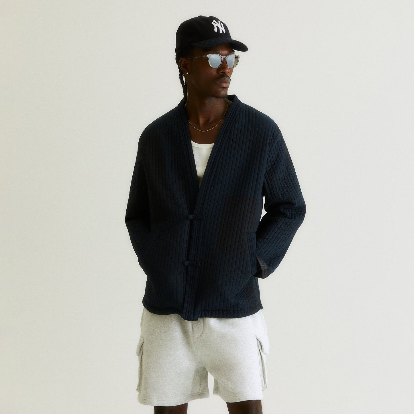 Kith for the New York Yankees Bandana Unstructured Fitted Cap - Nocturnal