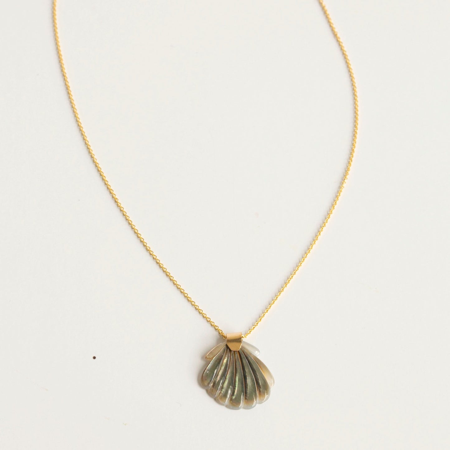 Black Pearl Shell Necklace