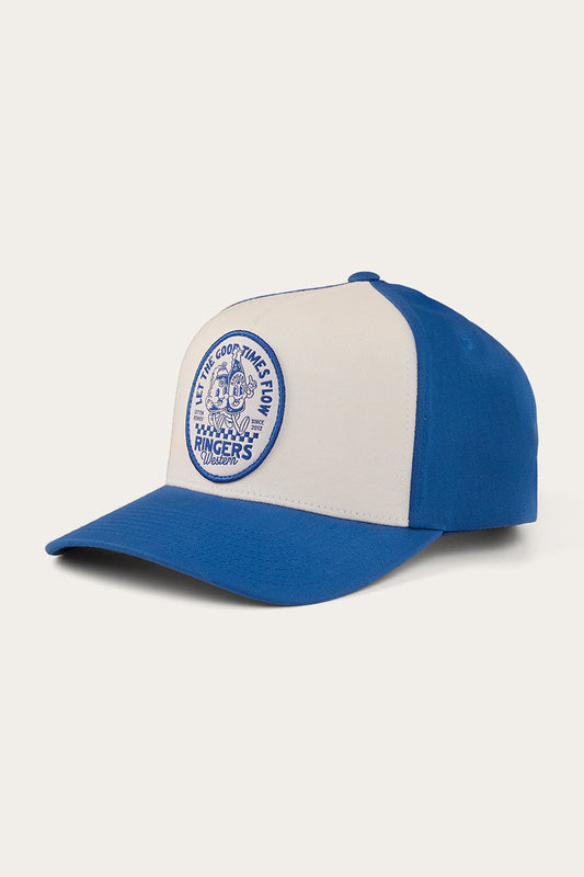 Rowdy Baseball Cap - Snorkel Blue/White
