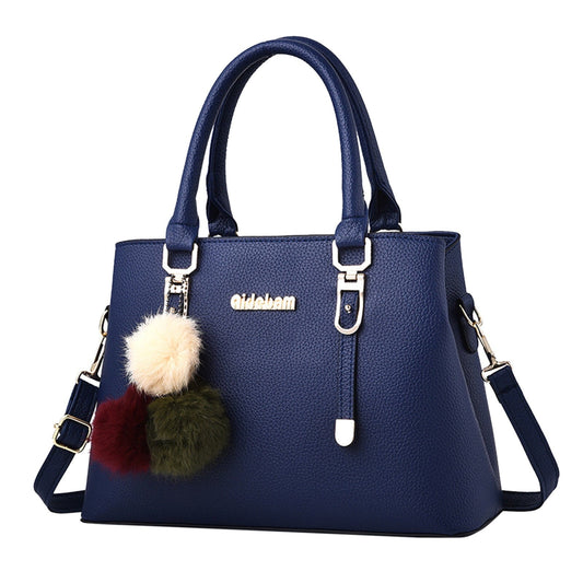 Shoulder Bag,Womens Bag Elegant Casual Leather Messenger Bag Large Capacity Handbag Fashion Wallet Women Slim Cute Blue One Size
