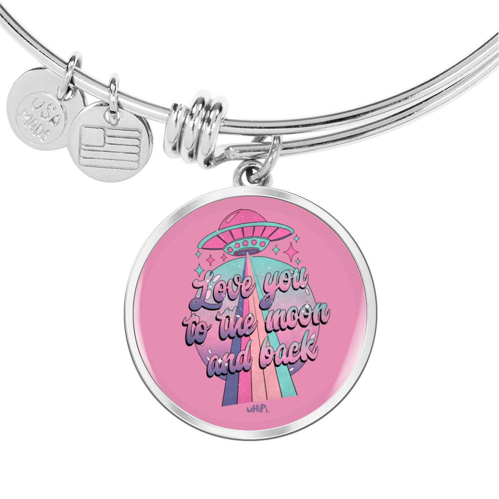 Love You To The Moon Bangle