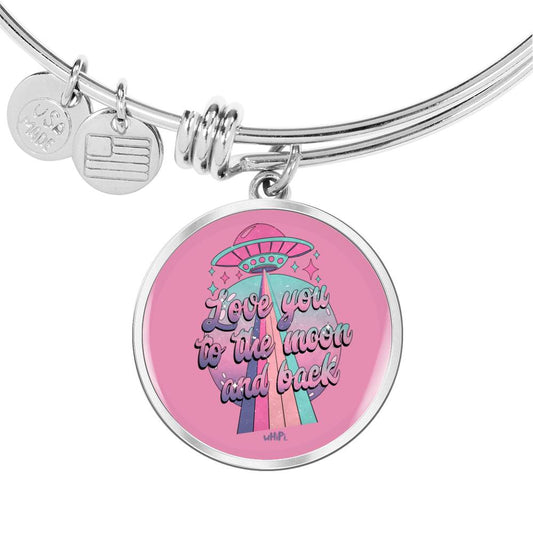 Love You To The Moon Bangle