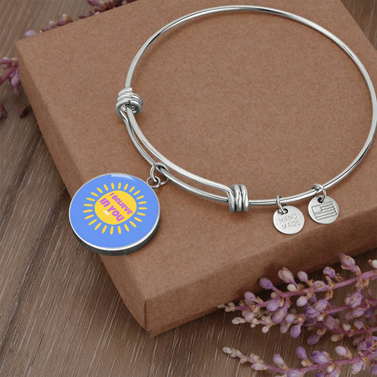 I Believe In You Bangle