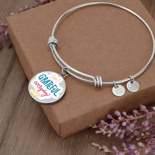 Be Grateful Everyday Bangle