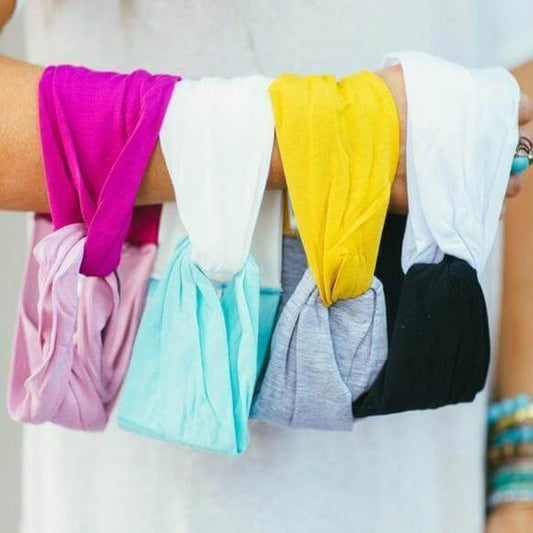 Boho Twist Colorblock Headband. Shop Headwear on Mounteen. Worldwide shipping available.