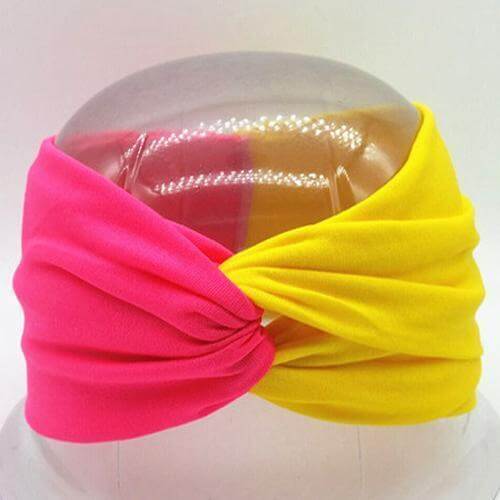 Boho Twist Colorblock Headband. Shop Headwear on Mounteen. Worldwide shipping available.