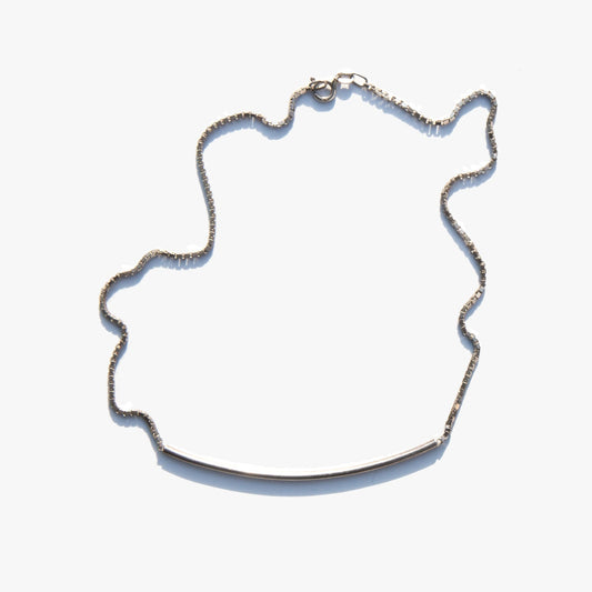 Sterling Bar Choker