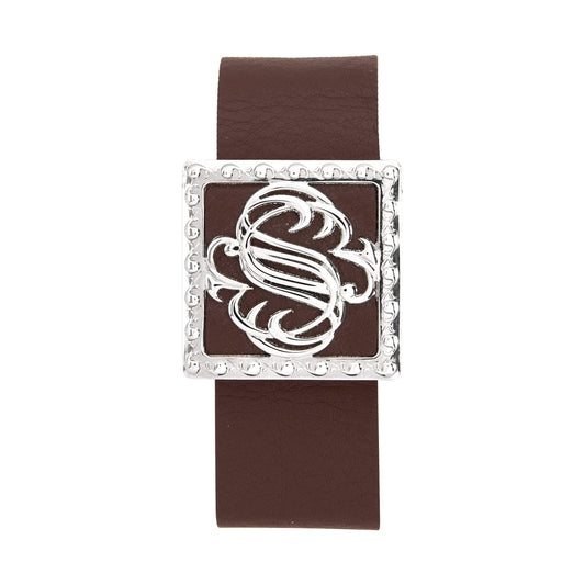 Signature Aromatherapy Locket Bracelet / Brown