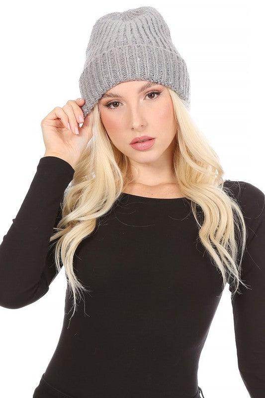 Women's Accessories - Hats Knitted Sequin Beanie