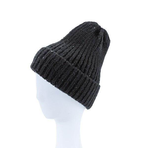 Women's Accessories - Hats Knitted Sequin Beanie