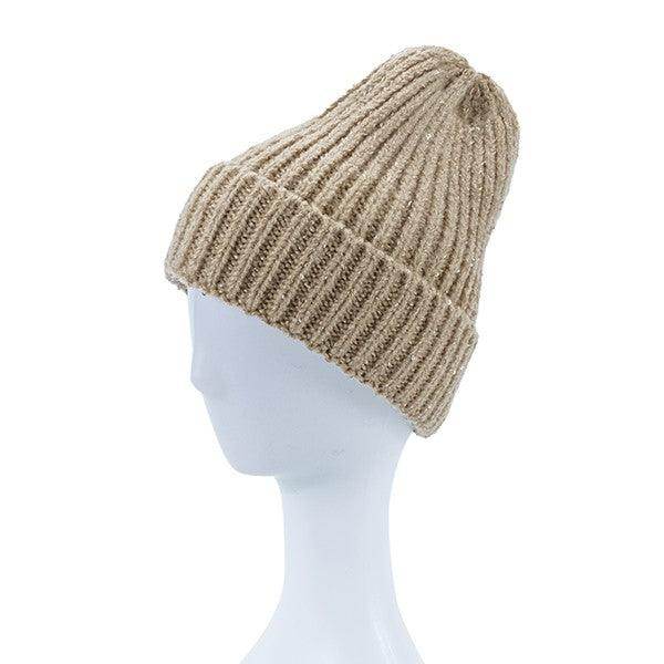 Women's Accessories - Hats Knitted Sequin Beanie