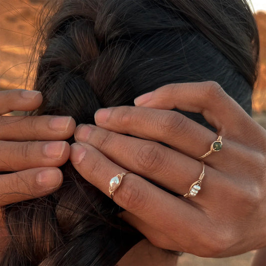 Statement Ring | Pearl