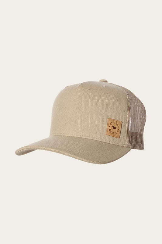 Patch Trucker Cap - Pale Khaki