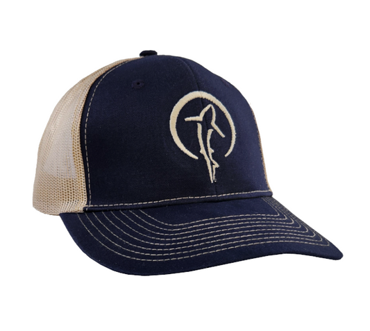 Shark Zen Trucker Cap [Khaki / Rich Navy]
