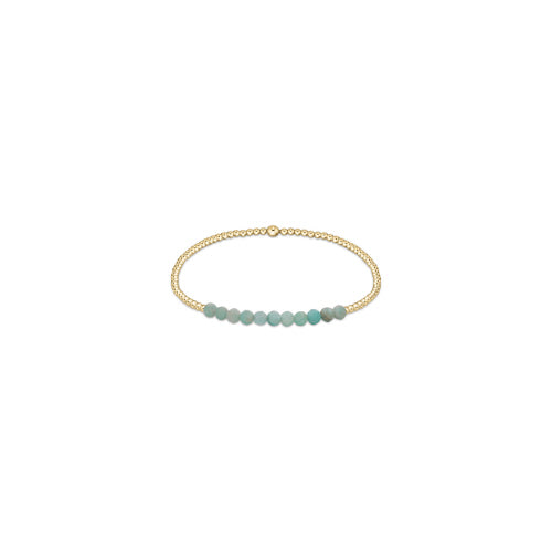 Gold Bliss Bead Bracelet 2mm