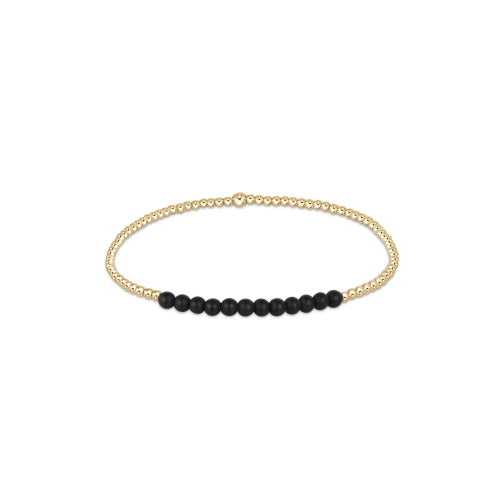 Gold Bliss Bead Bracelet 2mm