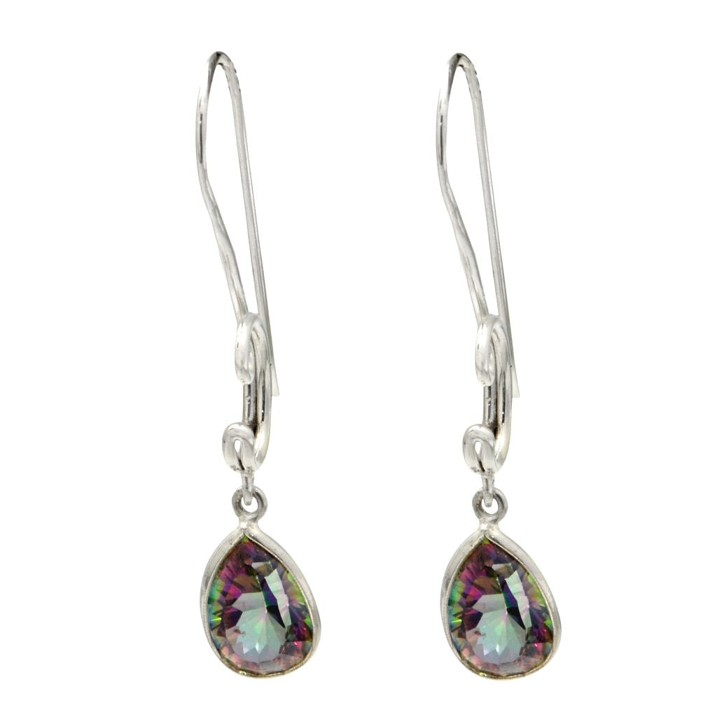 Teardrop Earrings - Mystic Quartz