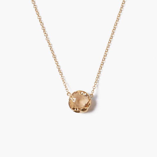 Topaz Organic Drop Necklace